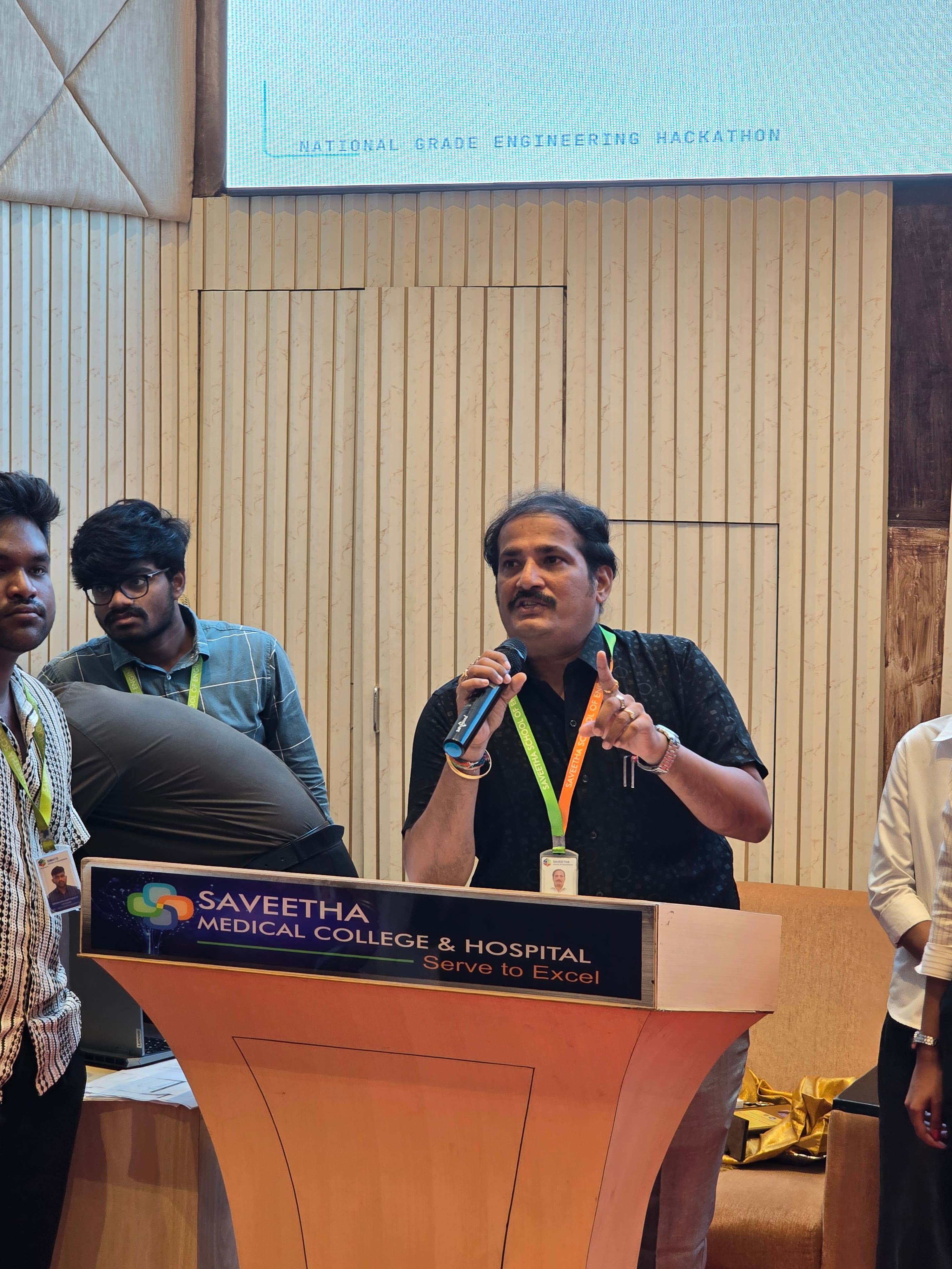 Event Coordinator Steering Hackathon Stage and Sessions